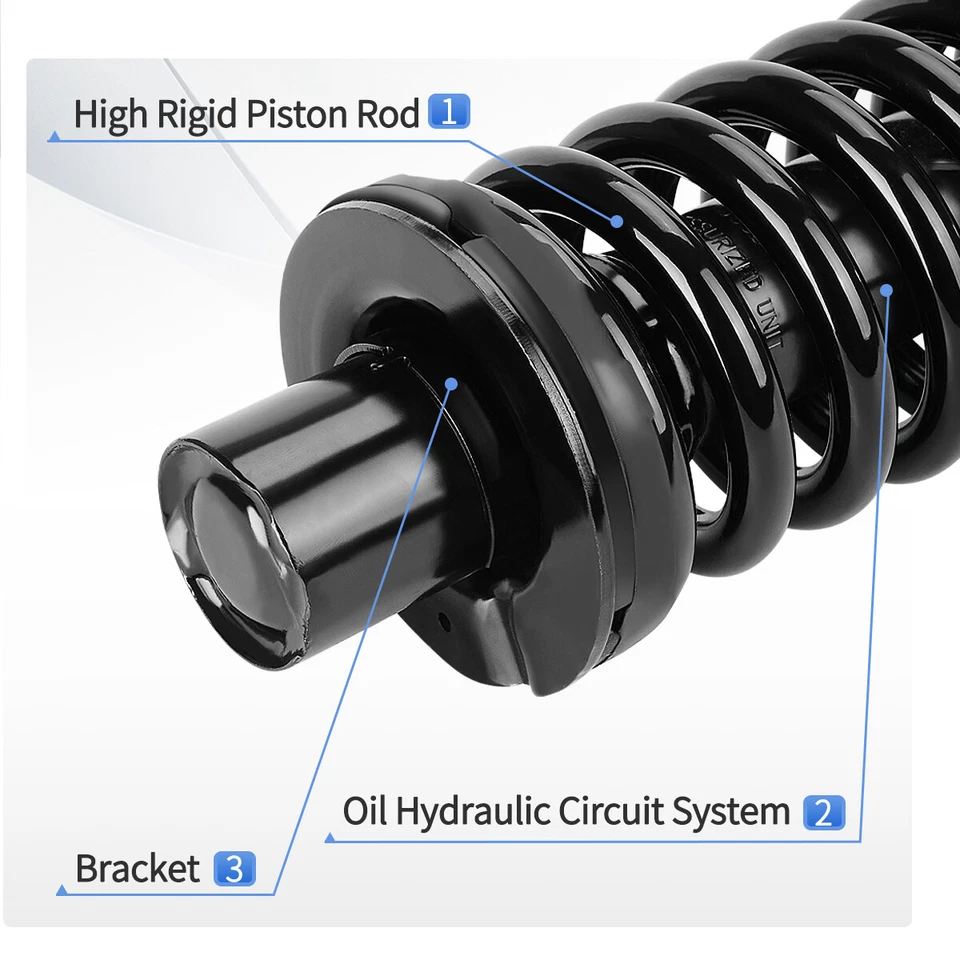 4Pcs Front & Rear Struts Shocks Set for 2002-2012 Jeep Liberty 07-11 Dodge Nitro - Image 4 of 4