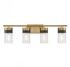 Brickell 4-Light Bathroom Vanity Light by Savoy House 8-3600-4-322