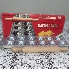 RAVIOLAMP 12 RAVIOLI CHEF RAVIOLI / COOKIE / CANAPE MAKER Made In Italy Imperia