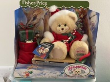 Briarberry Bear 1999 Fisher-Price "Merry Christmas BerryKris Xmas Plush outfit