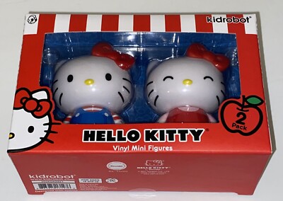 Kidrobot Hello Kitty NEW Vinyl Mini Figure 2 Pack 2021 Pop Set
