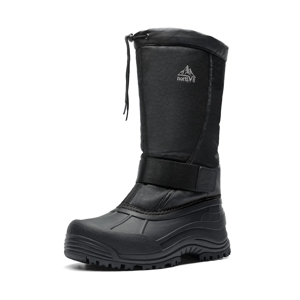 NWOB NORTIV 8 Avenue Insulated Waterproof Winter Boots Size 11 nortiV 8 Snow Hiking Insulated￼ Waterproof - Size 9.5 Black  main image 2