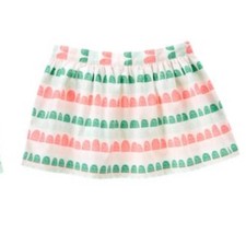 Gymboree Island Cruise Girls Neon Pink Geo Print Skirt NWT 4t