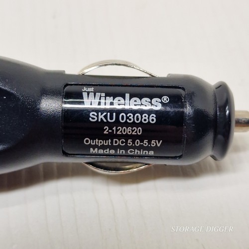 Just Wireless Car Phone Charger Micro USB SKU 030862-120620 Cigarette Lighter - 第 2/7 張圖片