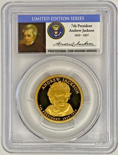 2008-S Presidential Dollar — photo from the most recent tracked eBay sale