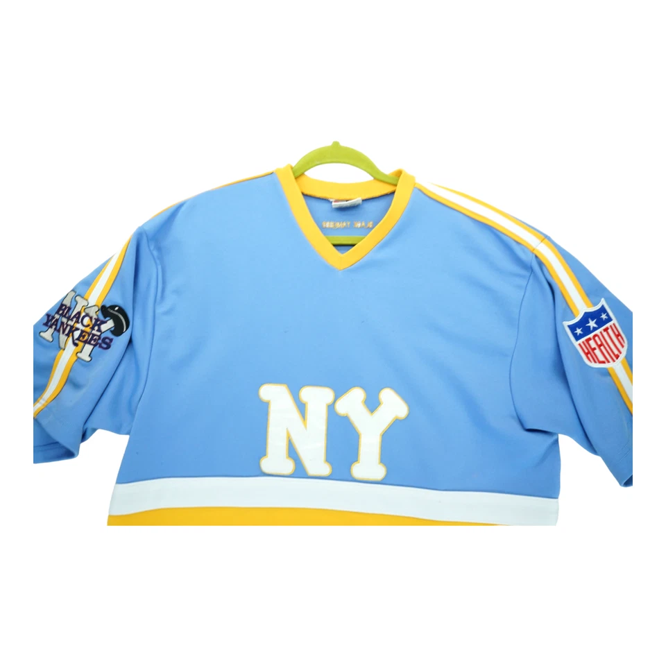 Camiseta deportiva vintage de poliéster azul NY negra Yankees #13 para hombre talla XL Foto 3 de 4