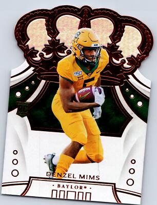 2020 Panini Chronicles Draft Picks #44 Denzel Mims Crown Royale Draft Picks
