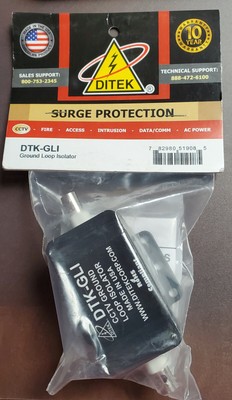 DITEK DTK-GLI Surge Protection CCTV Ground Loop Isolator
