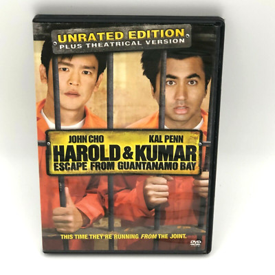 Harold & Kumar Escape From Guantanamo Bay DVD (Unrated Edition Plus Theatrical)