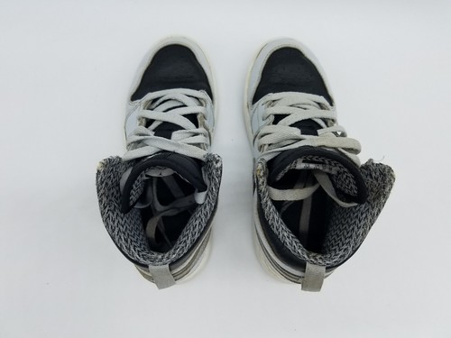 Nike Air Jordan 1 Retro (PS) Niño Talla 13C Tenis Platino Negro Plata - Imagen 4 de 12