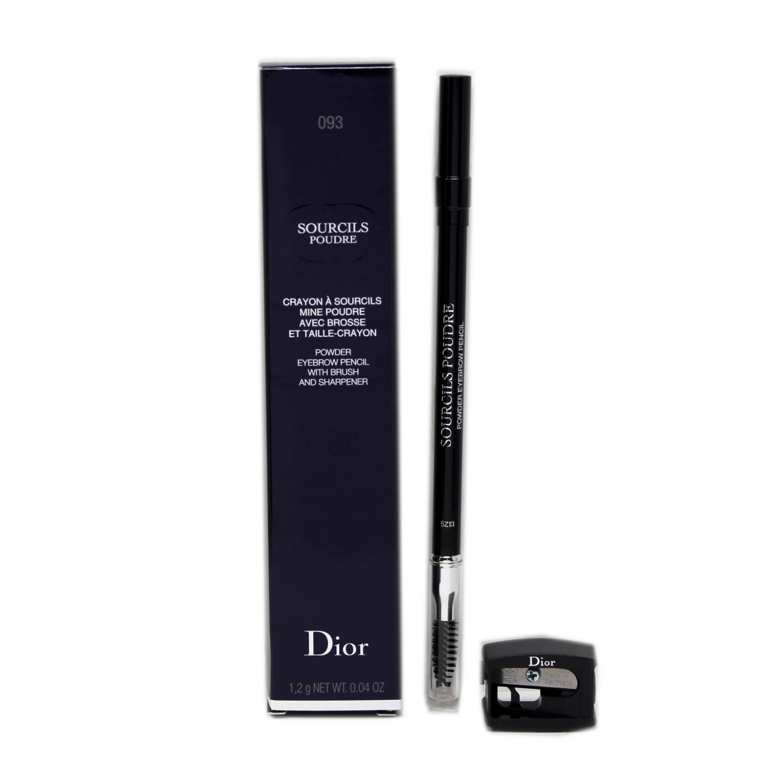 КАРАНДАШ ДЛЯ БРОВЕЙ DIOR SOURCILS POUDRE С КИСТОЧКОЙ И ТОЧИЛКОЙ 12 г 093 NOIR BLACK 8390₽
