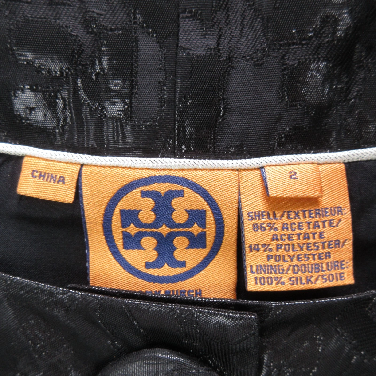 Tory Burch Giacca Donna 2 Nero Crop Bolero Foderato Giacca Grandi Bottoni Accenti