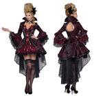 Halloween Vampire Witch Cosplay Costume Womens Sexy Court Party Queen Long Dress