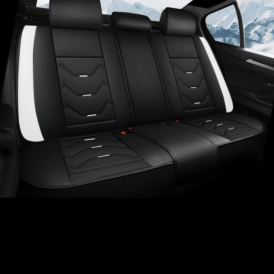 For Scion tC xB PU Leather Car Seat Covers 5-Seats Cushion Front + Rear Full Set - Image 4 of 4