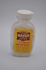 Vintage Bayer Aspirin 1980  s Plastic Bottle