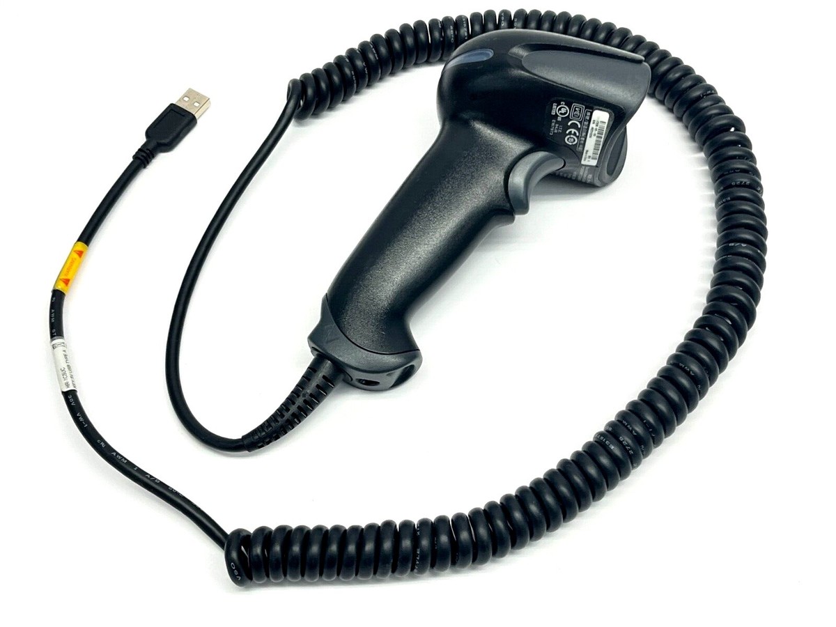 Keyence HR-100 Rev H Barcode Scanner Head w/ HR-1C5UC Rev C