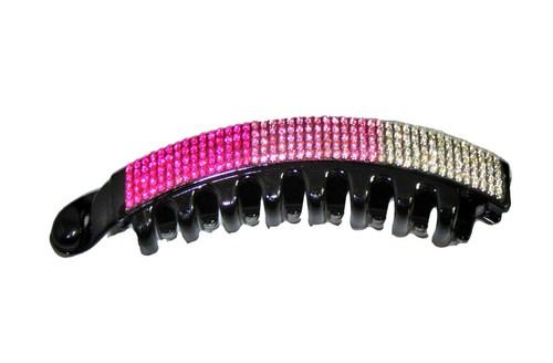 Rhinestone Banana Hair Clips Barrette Hair Claw Accessories - Picture 4 of 10