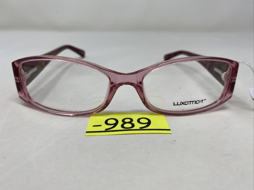 Luxottica Italy LU 9076-B C173 54-17-135 Rose/Red Eyeglasses Frame -989 - Picture 8 of 8