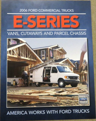 2006 Ford E-Series Commercial Trucks USA Prospekt Brochure, 4 Seiten