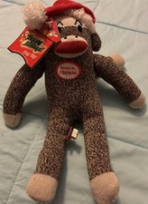 NEW Christmas Sock Pal Monkey 12