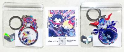 アクセサリー kiku Kikuo SI_KU.K Collaboration Acrylic Keychain Set of 2 Size 10x9cm