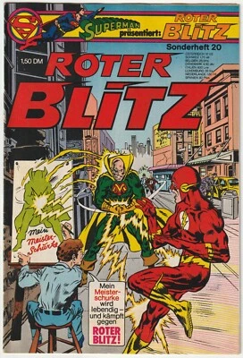 ✪ ROTER BLITZ SONDERHEFT #20 + Sammel-Ecke, Ehapa/DC 1977 COMICHEFT TOP Z1 - Bild 1 von 4
