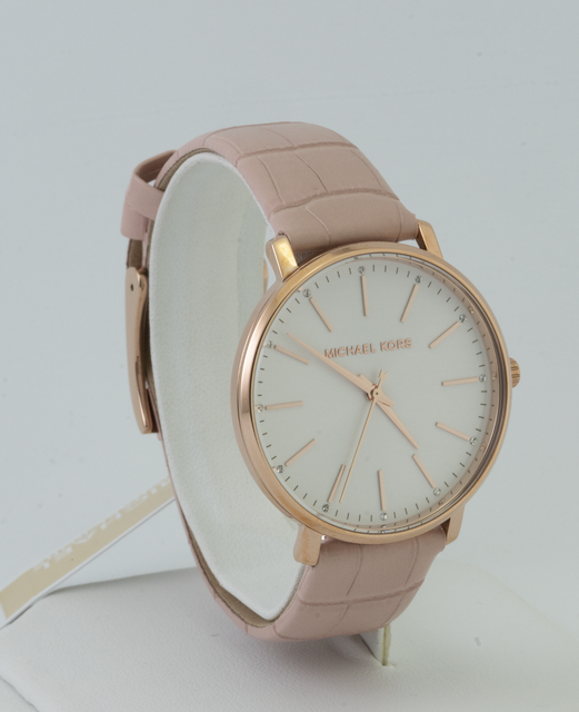 Michael Kors Pyper Pink Leather Strap 