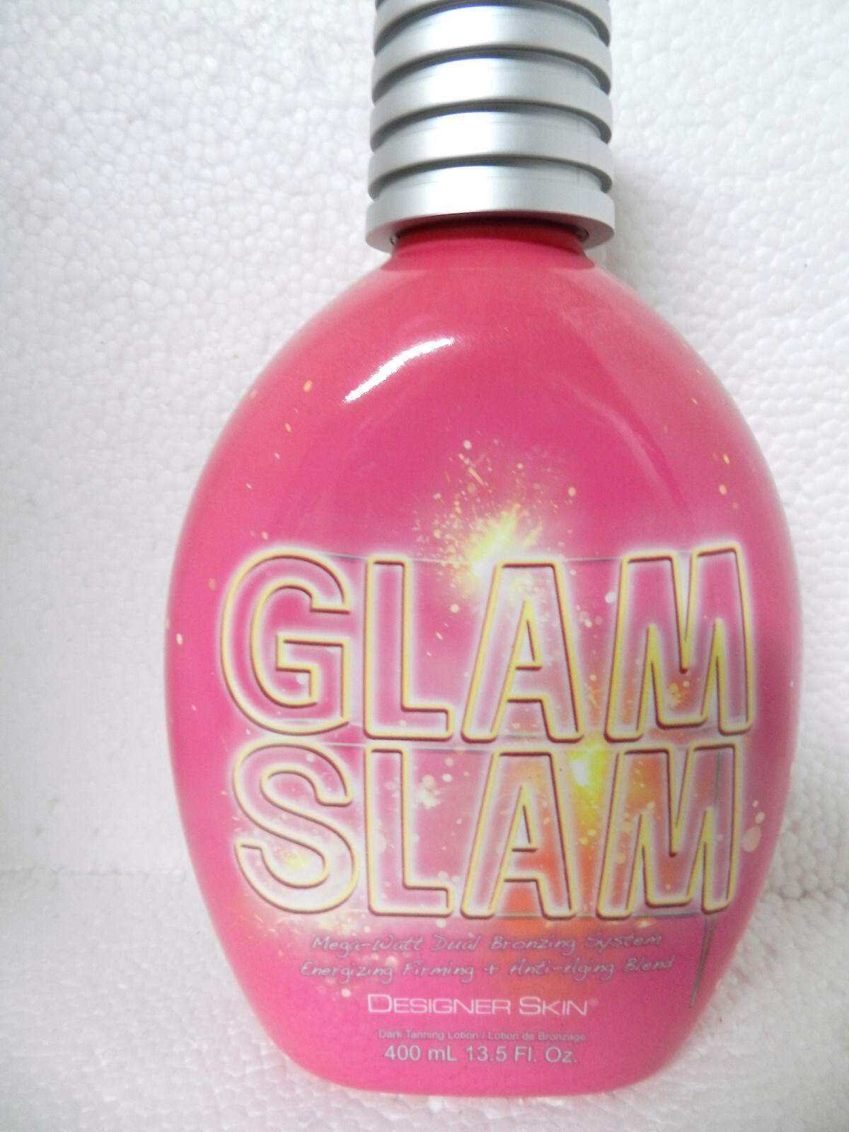 GLAM SLAM FIRMING BRONZER ANTIAGING TANNING BED LOTION BY DESIGNER