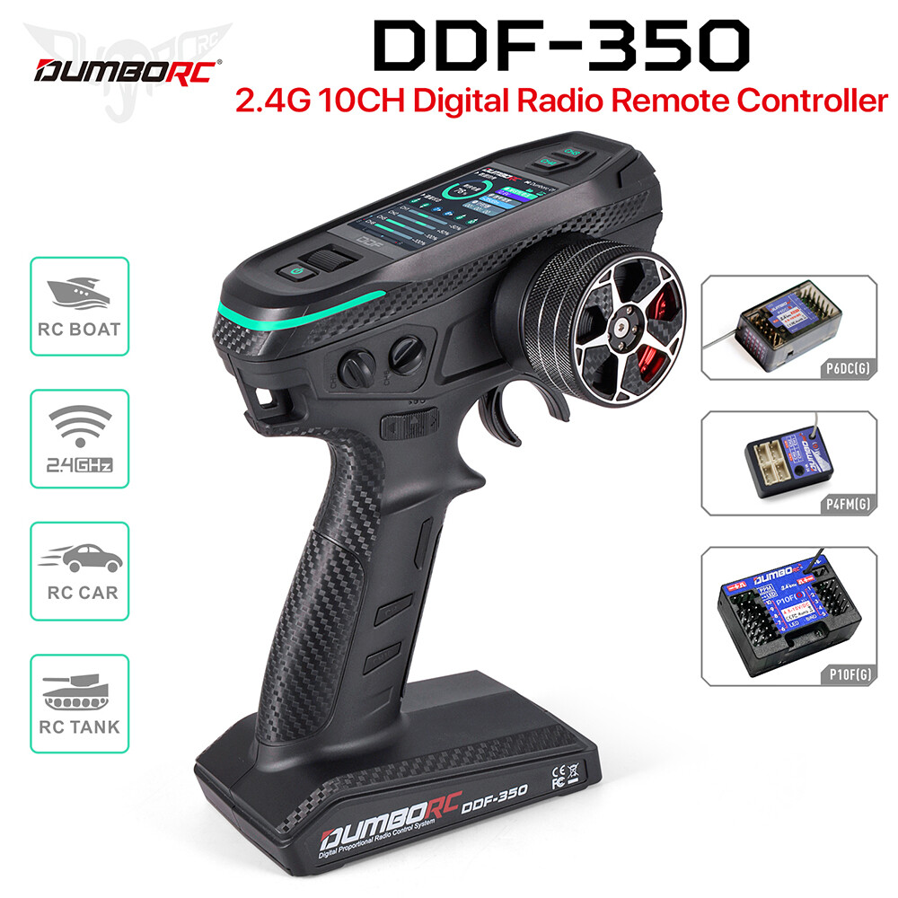 ホビーラジコン DUMBO RC DDF350 DUMBORC DDF-350 Remote Control with Receiver 2.4G 10CH for RC Car