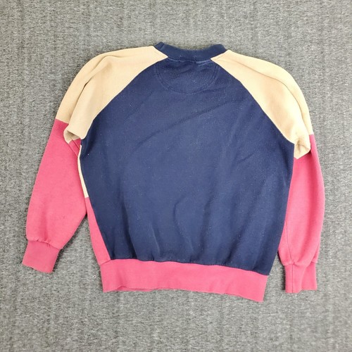 VTG IZOD Club Sweatshirt Men XL Multicolor 100% Cotton Crew Neck Long Sleeve - Picture 9 of 10