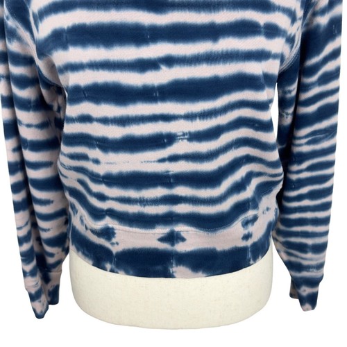 RAILS RAMONA PULLOVER SWEATSHIRT IN STRIPED INDIGO TIE DYE NWT WOMEN'S SIZE XXS - Picture 6 of 14