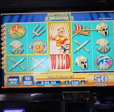 WMS BB1 SLOT MACHINE GAME CARD & OS SOFTWARE SET NEPTUNES KINGDOM 2 TESTED FUN