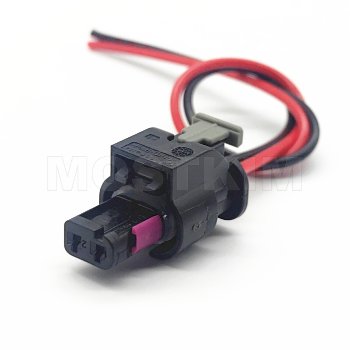 2-Pin License Plate Light Connector Pigtail Fit For Chrysler 300