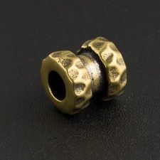 Solid Brass Paracord Bead Lanyard Knife Beads Keychain Pendant