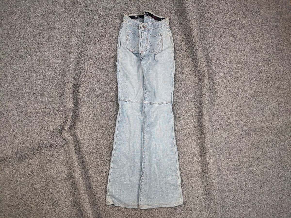 パンツ 00s y2k DOLCE&GABBANA flare denim jeans Vintage 90's Dolce & Gabbana Flared Denim Jeans Y2K Style | eBay
