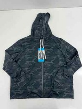 Nwt Kirkland Women's Black Camouflage Full Zip Jacket Xxl