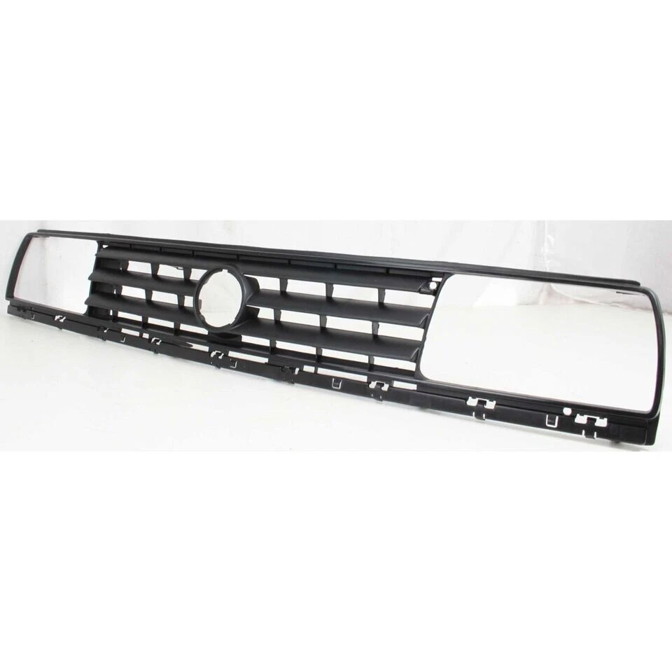 New Front Grille Assembly Black Plastic Fits 1988-1992 Volkswagen Golf Jetta Foto 3 de 4