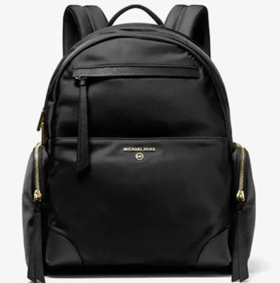 Michael Kors Prescott Large Nylon Gabardine Backpack Black