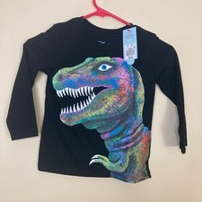 Cat Jack Dinosaur T-Shirt Toddler 4T Multi-Colored T-Rex New with Tag Target