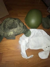 Ratnik 6B47/6Б47 Size One Helmet With EMR/Digital Flora Cover And Snow Cover