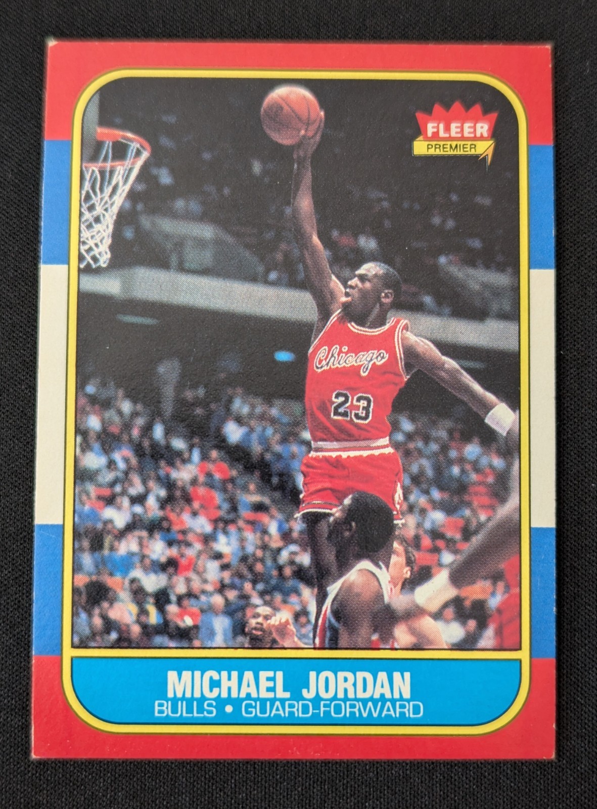 1986-87 Fleer Basketball Michael Jordan #57 RC HOF