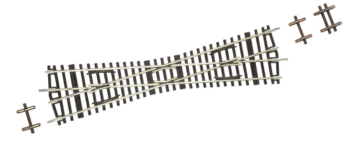 ROCO LIGNE 42591 - Intersection Simple Anglais Ekw 10° L.345mm Avec