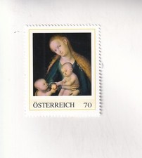 TIMBRE PM Autriche TIROLER LANDESMUSEUM CRANACH d. Ä. Vierge à l'enfant