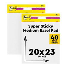 Post-It Easel Pad 566B-2Pk 20 In X 23 In 50.8 Cm X 58.4 Cm 2 Packs Per Case