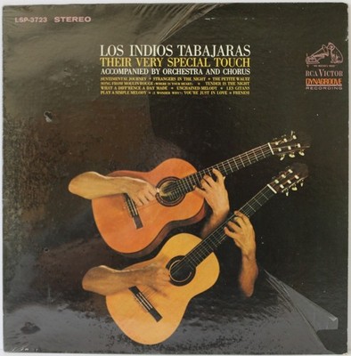 LOS INDIOS TABAJARAS ''THEIR VERY SPECIAL TOUCH'' LP RECORD (RCA)