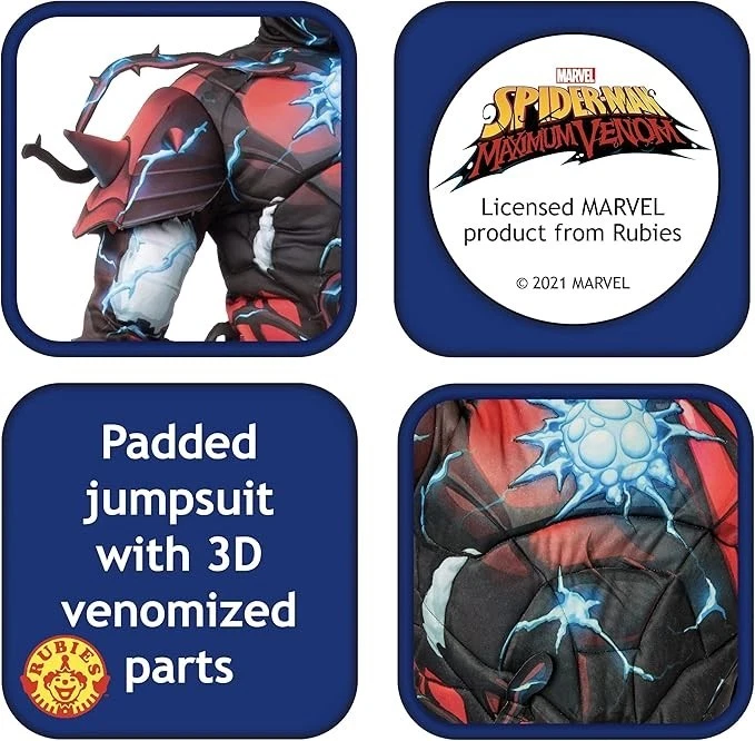 Rubie's Boy's Marvel Spider-Man Maximum Venom,Halloween Iron Man Costume Cosplay - Image 4 of 4