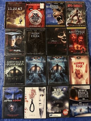 #12 HORROR DVD LOT PICK & CHOOSE Drop Down Menu $5 Flat Combined Shipping