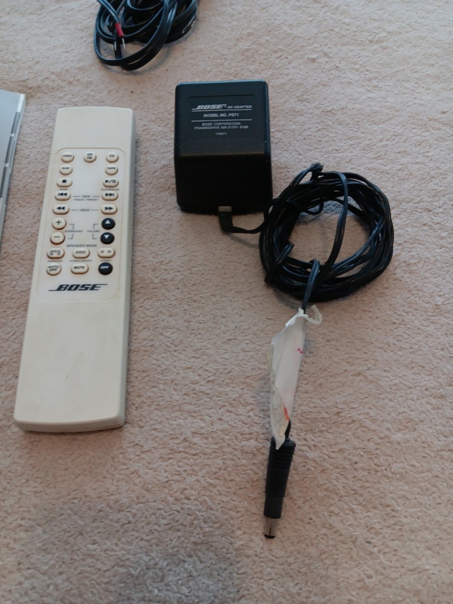 Bose Lifestyle 12 Series II System all Cables, Remote, and Manual