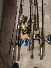 used fishing rods and reels combos