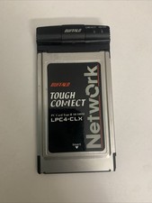 Buffalo Network Ethernet LAN Card PC Type II 10/100M Laptop PCMCIA LPC4-CLX